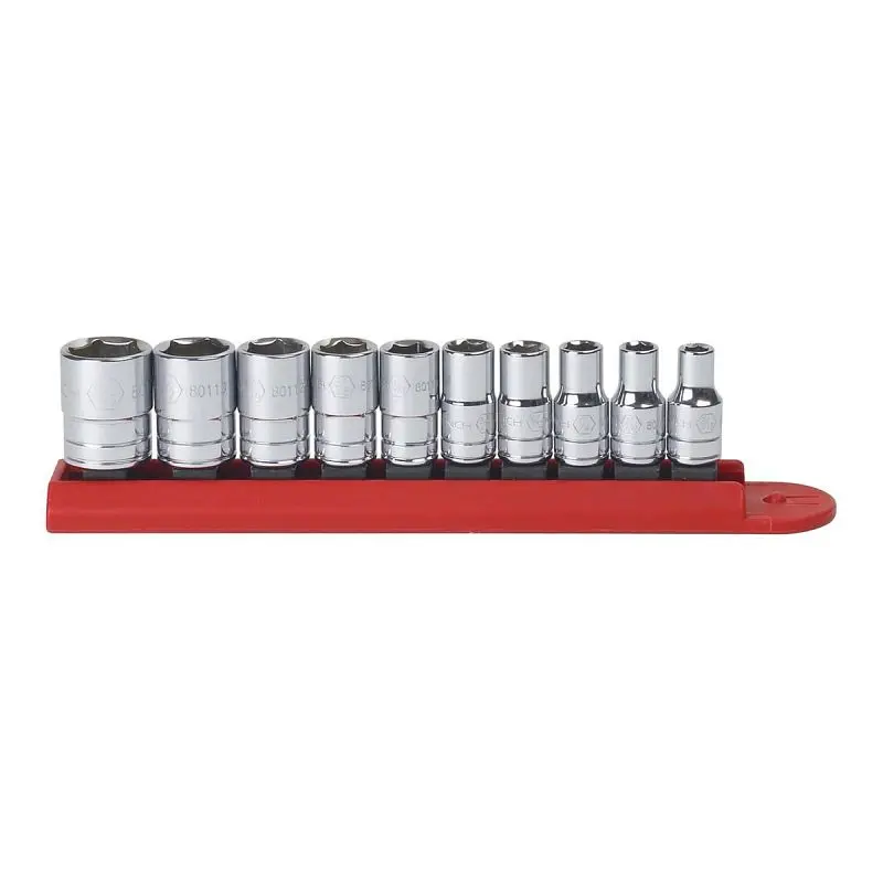 Gearwrench 10 Piece 1/4" Drive 6 Point SAE Socket Set, 80303