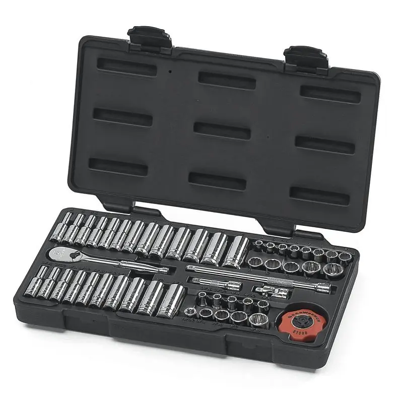 Gearwrench 51 Piece 1/4" Drive 12 Point Socket Set, 80301