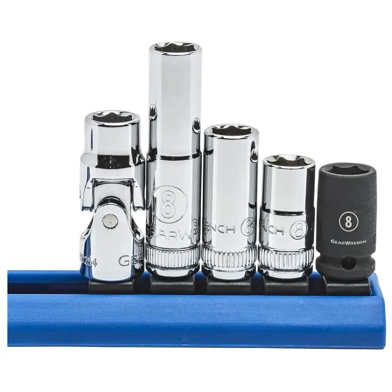 Gearwrench 5 Piece 1/4" Drive Socket Set, 80102