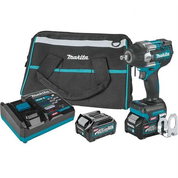 Makita Thick 40V 1/2" Square Drive Impact Box-End Wrench Kit, GWT07D
