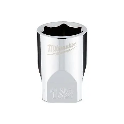 Milwaukee 1/4 Drive Socket, SAE Std-1/2", 45-34-9009