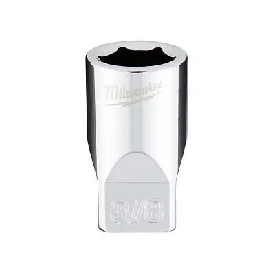 Milwaukee 1/4 Drive Socket, SAE Std-3/8", 45-34-9007
