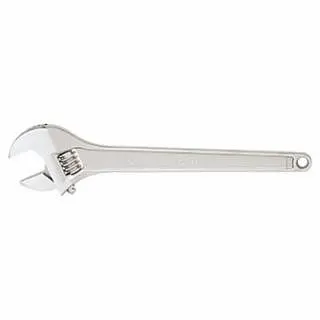 Proto Adjustable Wrench, 15" Long, 1-11/16" Opening, Satin, J715B