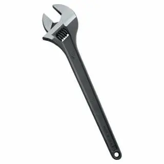 Proto Corrosion-Resistant Protoblack Adjustable Wrenches, 18" Long, 2-1/16" Opening, Black Oxide, J718SB