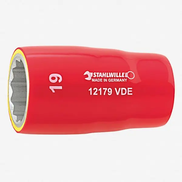 Stahlwille 12179 VDE Socket 17 mm, 1/2" Drive, ST03370017
