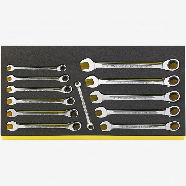 Stahlwille TCS WT 17/12 Ratchet ring Spanner 12 pieces, ST96830128