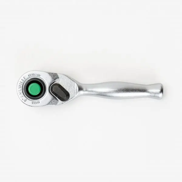 Stahlwille UL-Listed 418QR Mini Fine Tooth QuickRelease Reversible Ratchet, 1/4" Drive, ST11111050