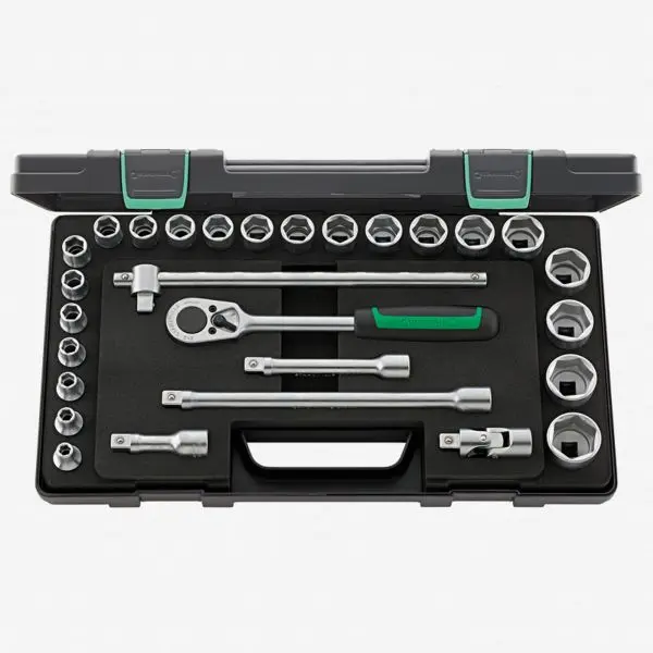Stahlwille UL-Listed 52/22/6 1/2" Metric Socket Set, ST96031409