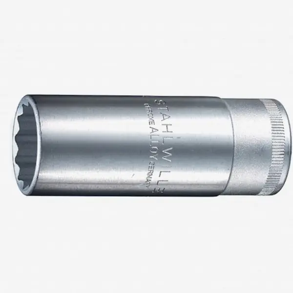Stahlwille Water-Resistant 51a 1/2" Extra Deep 12-point Socket, 1 5/16", ST03420058
