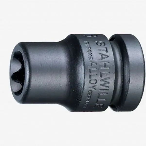 Stahlwille Wear-Resistant 2308TX 1/2" External Torx Impact Socket, E14, ST23080014