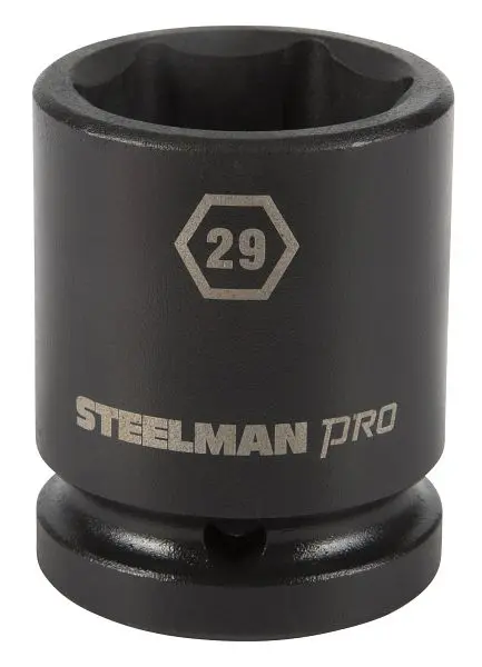 STEELMAN Maximum-Strength 3/4-Inch Drive x 29mm 6-Point Impact Socket, 79275