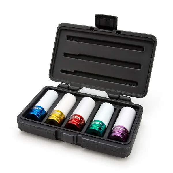 STEELMAN Sleeved Socket Set, 5 Pcs, 95615