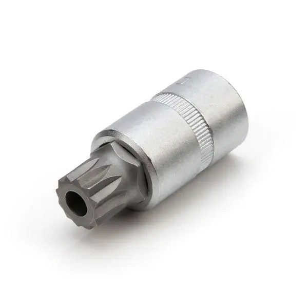 STEELMAN Slim 16mm 1/2" Drive 12-Point Triple Square Tamper-Proof Transmission Drain Threaded Plug Bit Socket VW/Audi...