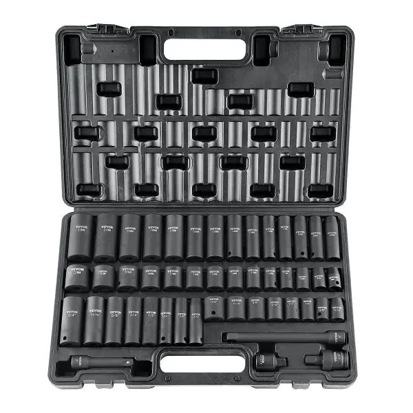 VEVOR 3/8" Drive Impact Socket Set, CJT38SAECRV48ZGF4V0