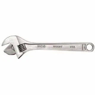 WRIGHT TOOL Adjustable Spanneres, 8 Long, 1 1/8 Opening, Cobalt, 9AC08