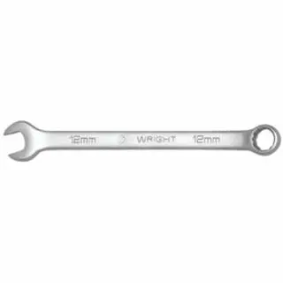 WRIGHT TOOL 12 Point Flat Stem Metric Combination Ratcheting Wrenches, 12 mm Opening, 173.86 mm, 11-12MM