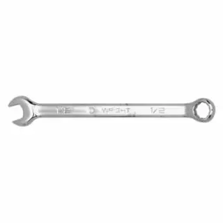 WRIGHT TOOL 12 Point Full Polish Combination Ratcheting Wrenches, 1/2 Opening, 7 5/32 , 1216