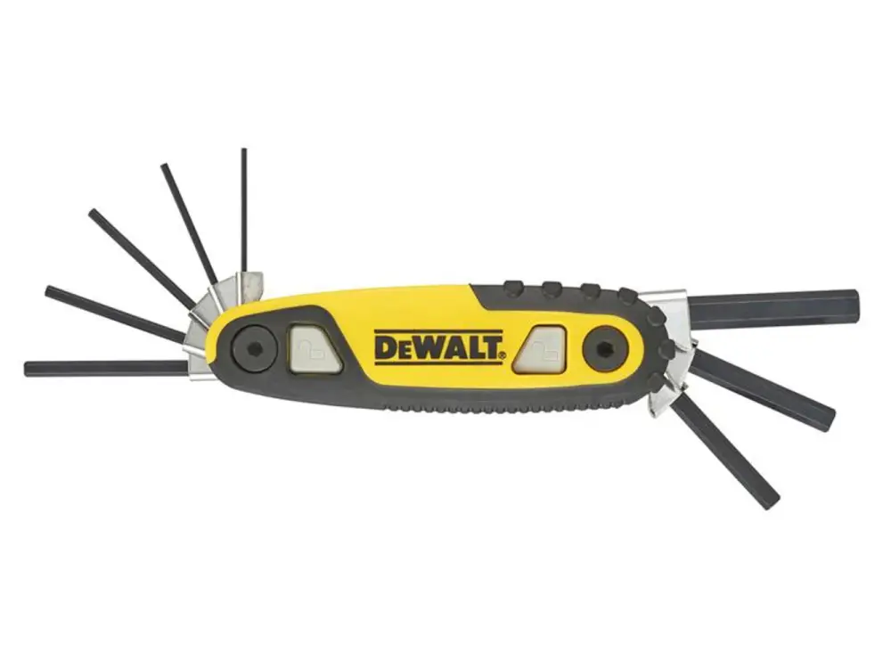 Dewalt Hand Tools Metric Folding / Locking Hex Vital Set, 8 Piece