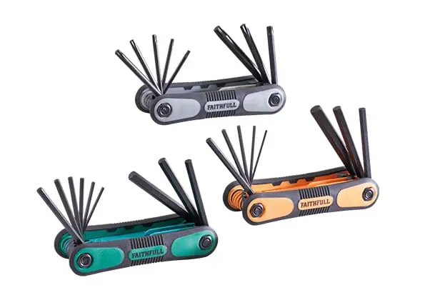 Faithfull - Hex Key Set Threefold Pack - XMS23HEXKEY3