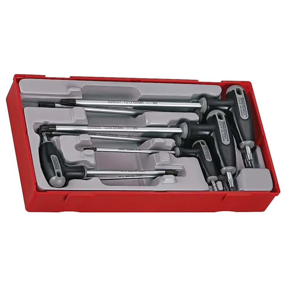 Teng Tools TTTX7 T-Handle TX/TPX Core Set (7 Pieces)